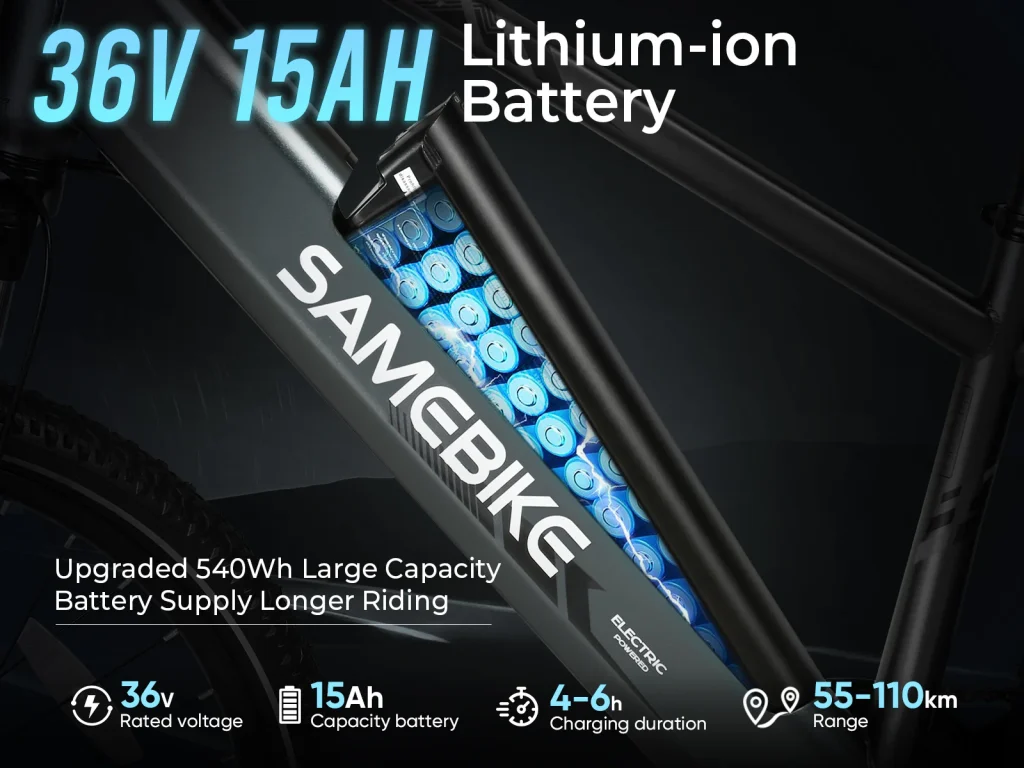 SAMEBIKE RS-A01 MEN Electric Commuter Bike product image view 2