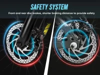 SAMEBIKE RS-A01 MEN Electric Commuter Bike product image view 5