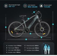 SAMEBIKE RS-A01 MEN Electric Commuter Bike product image view 3