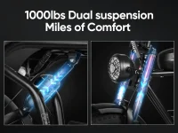 SAMEBIKE M20 Retro Street Electric Bicycle product image view 4