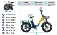 RIDSTAR MN-20 Electric Bike product image view 2