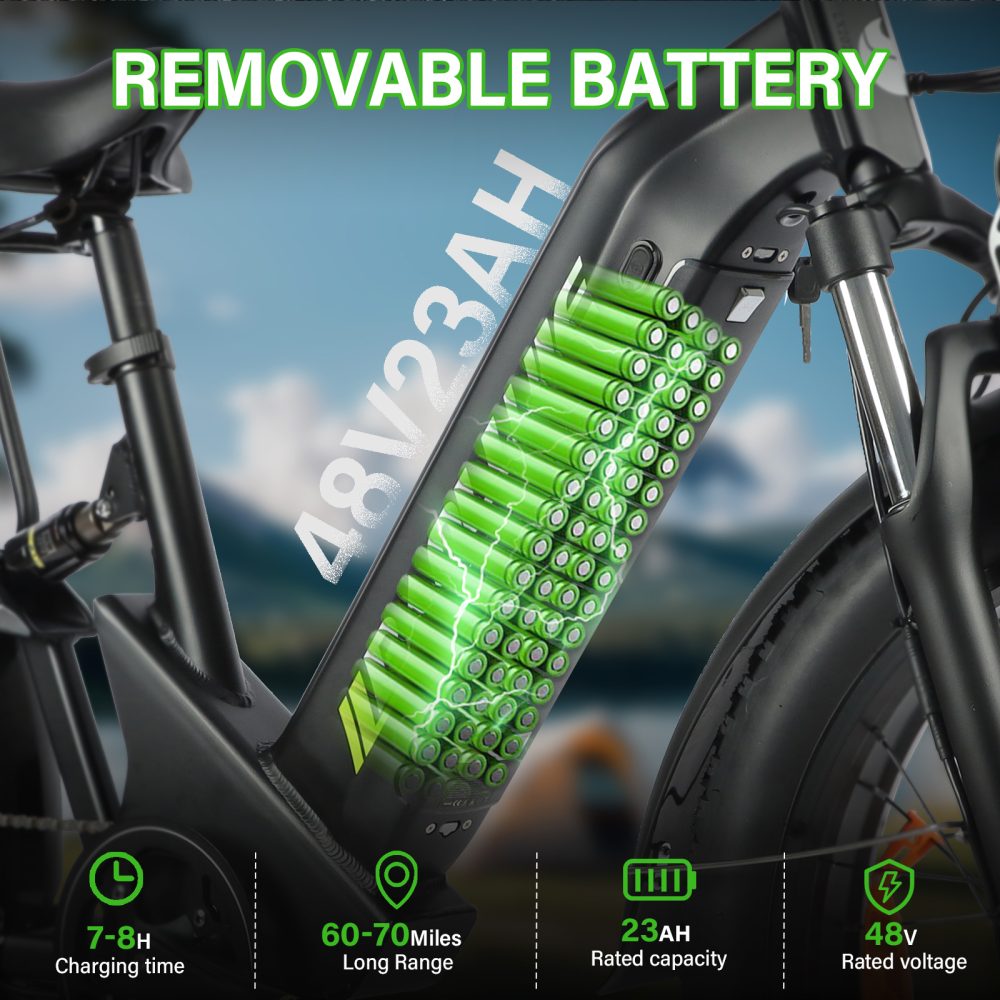 BAOLUJIE DP-2402 Dual Electric Bike product image view 2