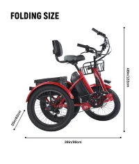 VICTRIP® T1 Folding Electric Trike product image view 25