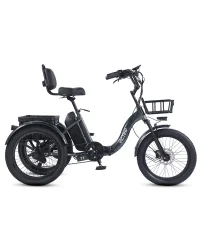 VICTRIP® T1 Folding Electric Trike Gray product image view 17