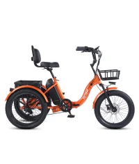 VICTRIP® T1 Folding Electric Trike Orange product image view 13
