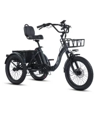 VICTRIP® T1 Folding Electric Trike Gray product image view 11