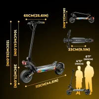 ISINWHEEL GT4 Dual Off-Road Electric Scooter product image view 17