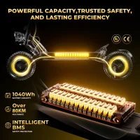 ISINWHEEL GT4 Dual Off-Road Electric Scooter product image view 21