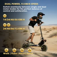 ISINWHEEL GT4 Dual Off-Road Electric Scooter product image view 20