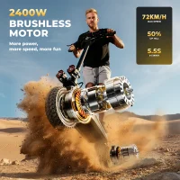 ISINWHEEL GT4 Dual Off-Road Electric Scooter product image view 11