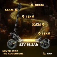 ISINWHEEL GT4 Dual Off-Road Electric Scooter product image view 6