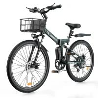 ISINWHEEL M40 Folding Electric Bike with Basket product image view 12