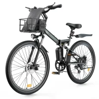 ISINWHEEL M40 Folding Electric Bike with Basket product image view 9