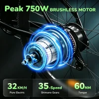 ISINWHEEL M10s Electric Commuter Bike product image view 9