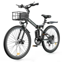 ISINWHEEL M40 Folding Electric Bike with Basket product image view 2