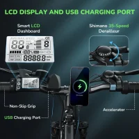 ISINWHEEL M10s Electric Commuter Bike product image view 16