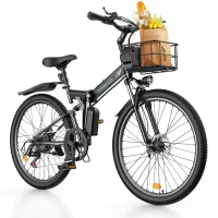 ISINWHEEL M40 Folding Electric Bike with Basket product image view 16