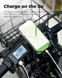 ISINWHEEL M40 Folding Electric Bike with Basket product image view 6