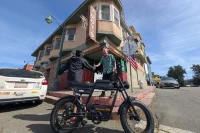RIDING TIME'S GT33 All-Terrain Cafe Racer Cargo Electric Bike product image view 6