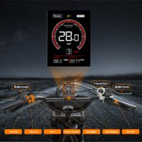 INVANTI EB16 colour display and handlebar controls