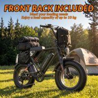 INVANTI EB16 included front rack and cargo setup